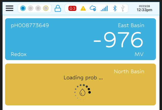 Hero screen with numbered annotation markers, described in the list beside it.