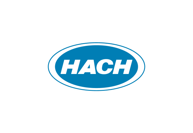 Loader splash screen with the Hach logo.
